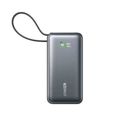 Лого трейд pекламные продукты фото: Внешний аккумулятор Anker Nano Power Bank 30 Вт, встроенный кабель USB-C.
