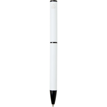 Логотрейд pекламные cувениры картинка: Шариковая ручка Verton из переработанного алюминия с колпачком (синие чернила)