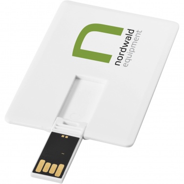 Logotrade profilreklam bild: Slim USB 2 GB i kortformat