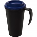 Americano® Grande 350 ml termosmugg, Solid svart/blå