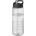 H2O Active® Treble 750 ml sportflaska med piplock, Transparent / Solid svart