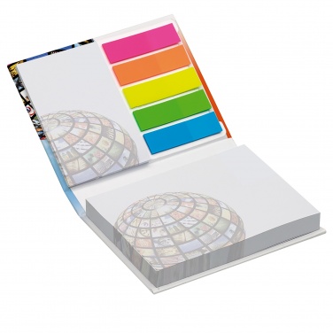 Logotrade kampanjprodukter bild: Combi notes page marker set hard cover