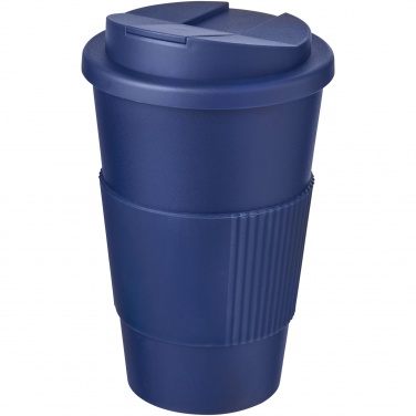 Logotrade reklamprodukter bild: Americano® 350 ml mugg med grepp och spillsäkert lock