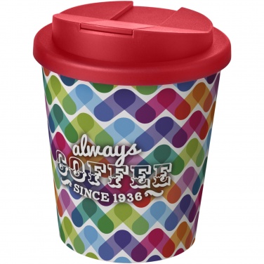 Logotrade profilreklam bild: Brite-Americano® Espresso 250 ml mugg med spillsäkert lock