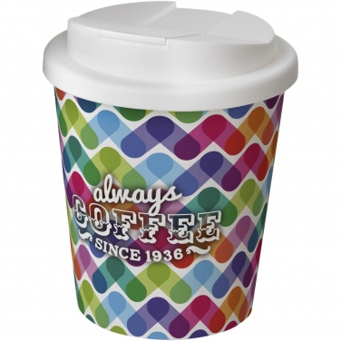 Logotrade reklamprodukter bild: Brite-Americano® Espresso 250 ml mugg med spillsäkert lock