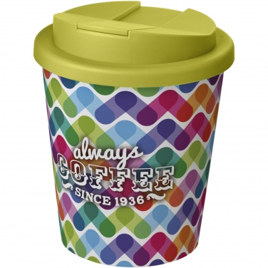 Logotrade reklamprodukter bild: Brite-Americano® Espresso 250 ml mugg med spillsäkert lock