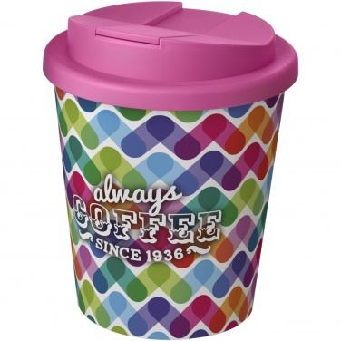 Logotrade profilreklam bild: Brite-Americano® Espresso 250 ml mugg med spillsäkert lock