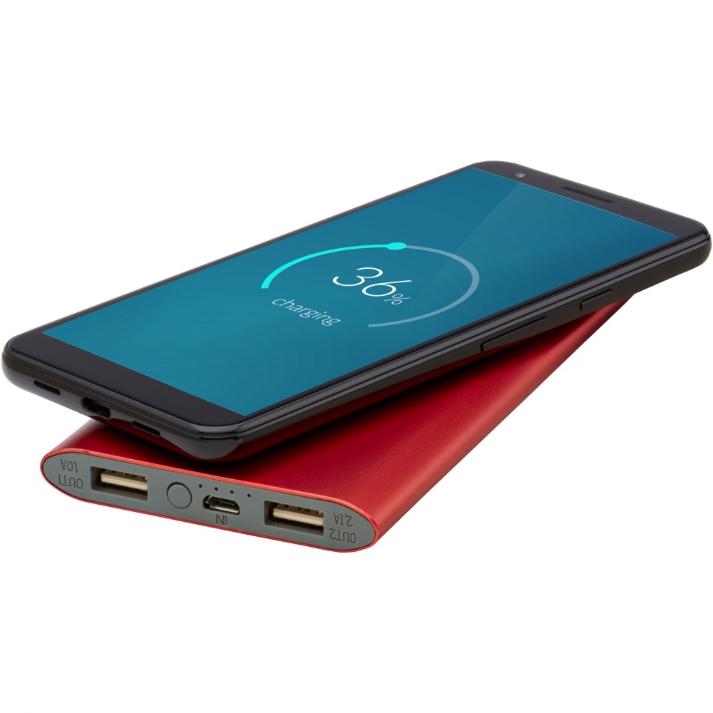 Logotrade profilprodukter bild: Juice 8 000 mAh trådlös powerbank