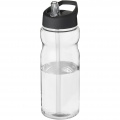 H2O Active® Base Tritan™ 650 ml sportflaska med piplock, Transparent klar / Solid svart