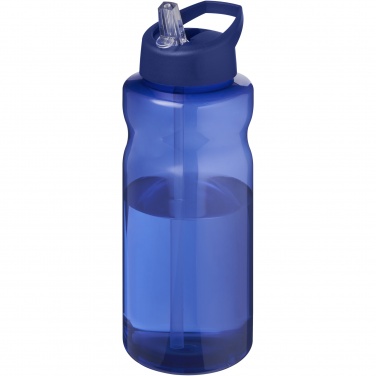 Logotrade profilprodukter bild: H2O Active® Eco Big Base 1-liters sportflaska med piplock