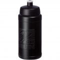 Baseline Rise sportflaska på 500 ml, Solid svart / Solid black