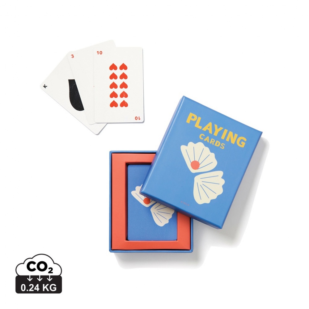 Logotrade presentreklam bild: VINGA Playing cards coffee table edt.