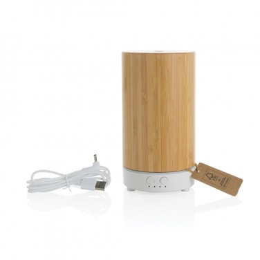 Logotrade presentreklam bild: RCS recycled plastic and bamboo aroma diffuser