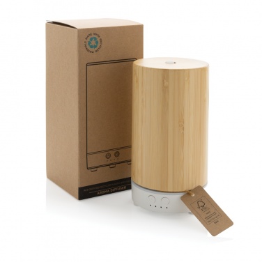 Logotrade profilprodukter bild: RCS recycled plastic and bamboo aroma diffuser