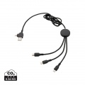 Light up logga 6-i-1 kabel, svart