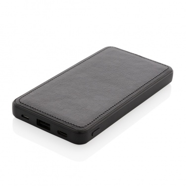 Logotrade reklamprodukter bild: Tusca 10.000 mAh PU powerbank