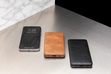 Logotrade profilprodukter bild: Tusca 10.000 mAh PU powerbank