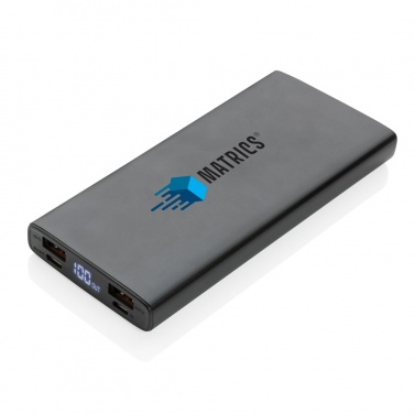 Logotrade reklamprodukter bild: Aluminium 18W 10.000 mAh PD Powerbank