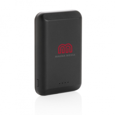 Logotrade reklamprodukter bild: Magnetisk 5.000 mAh 5W trådlös powerbank