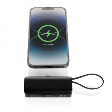 Logotrade profilreklam bild: Powerlink RCS rplast 3000 mAh powerbank iOS-kontakt