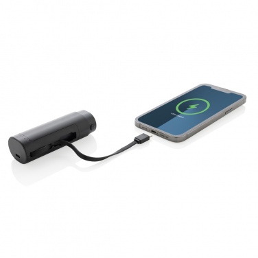 Logotrade presentreklam bild: CycleCell 5.000 mAh powerbank med avtagbart batteri