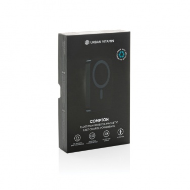 Logotrade presentreklam bild: Urban Vitamin Compton RCS plast/aluminium 10000mAh powerbank