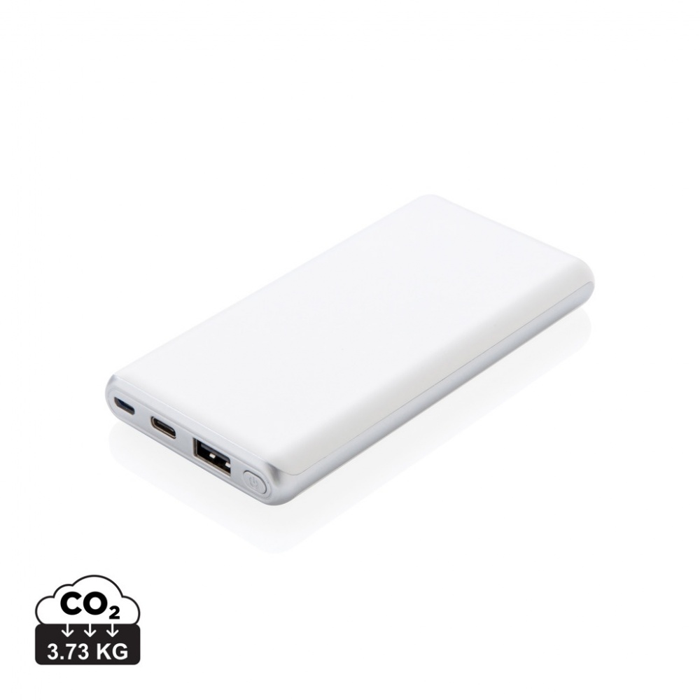 Logotrade profilprodukter bild: Ultrasnabb 10.000 mAh powerbank med PD