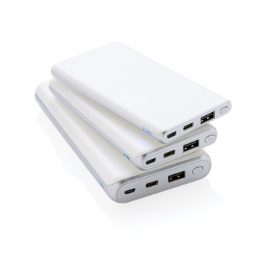 Logotrade reklamprodukter bild: Ultrasnabb 10.000 mAh powerbank med PD