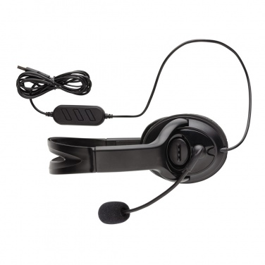 Logotrade reklamprodukter bild: Over-ear headset med kabel