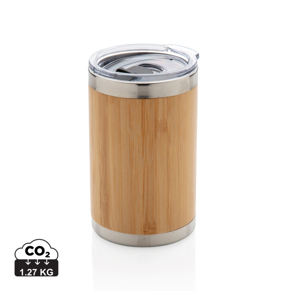 Logotrade presentreklam bild: Bambu coffee to go mugg