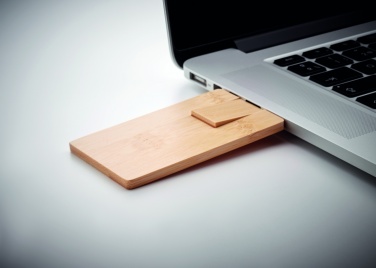 Logotrade reklamprodukter bild: USB minne 16GB bambu