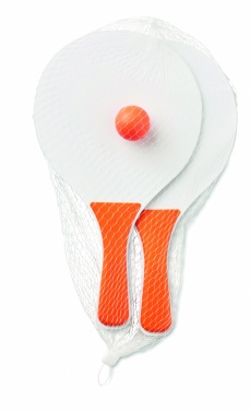 Logotrade profilprodukter bild: Litet strandtennis set