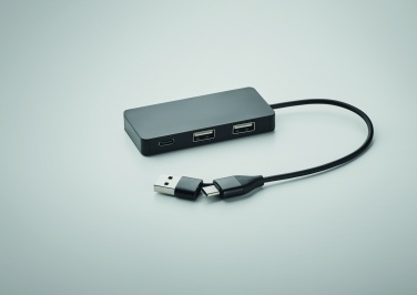 Logotrade reklamprodukter bild: USB-hubb med 3 portar