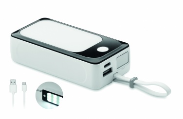 Logotrade profilprodukter bild: Powerbank 10.000mAh med COB