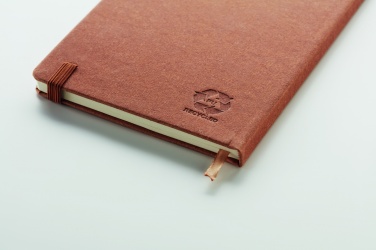 Logotrade kampanjprodukter bild: A5 notebook i återvunnen PU