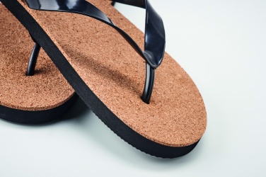 Logotrade presentreklam bild: Slippers i kork L