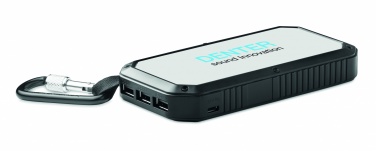 Logotrade profilreklam bild: Powerbank solcell  8000 mAh