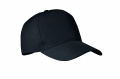 5 panel RPET baseballkeps, Svart