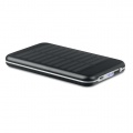 4000 mAH sol Powerbank, Svart