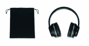 Logotrade profilreklam bild: ANC headphone and pouch