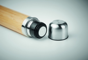 Logotrade reklamprodukter bild: Thermos med bambu