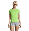 SPORTY DAM T-SHIRT  140g, Äppelgrön