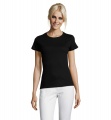 REGENT DAM T-SHIRT 150g, Djupt svart