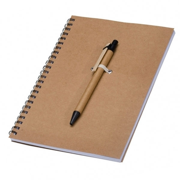 Logotrade kampanjprodukter bild: A5 ECO Notepad KENTWOOD