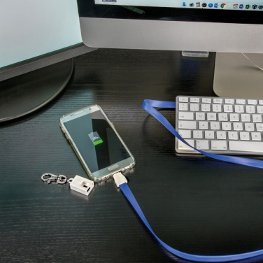 Logotrade presentreklam bild: Lanyard med usb-kabel LE PORT