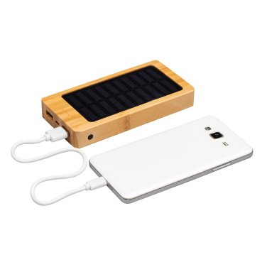 Logotrade kampanjprodukter bild: Bambu powerbank BAKERSFIELD