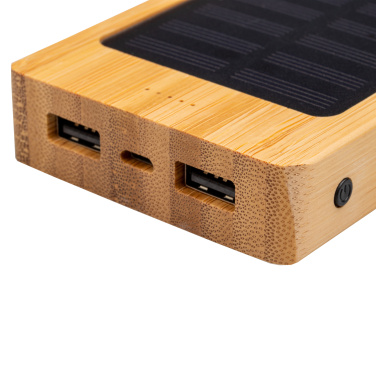 Logotrade reklamprodukter bild: Bambu powerbank BAKERSFIELD