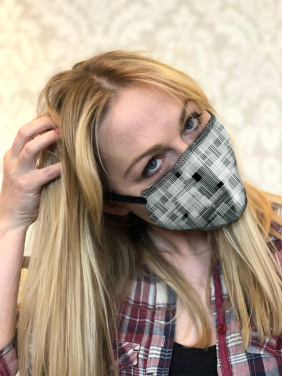 Logotrade kampanjprodukter bild: ZEFIR ansiktsmask i bomull 1400165