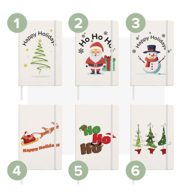 Logotrade reklamprodukter bild: Pocket Notebook A5 X-Mas