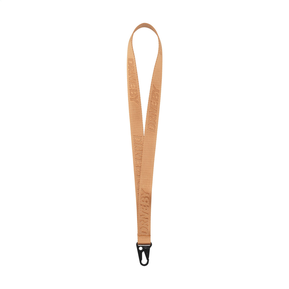 Logotrade kampanjprodukter bild: Lanyard Deep Woven 25 mm nyckelsnöre